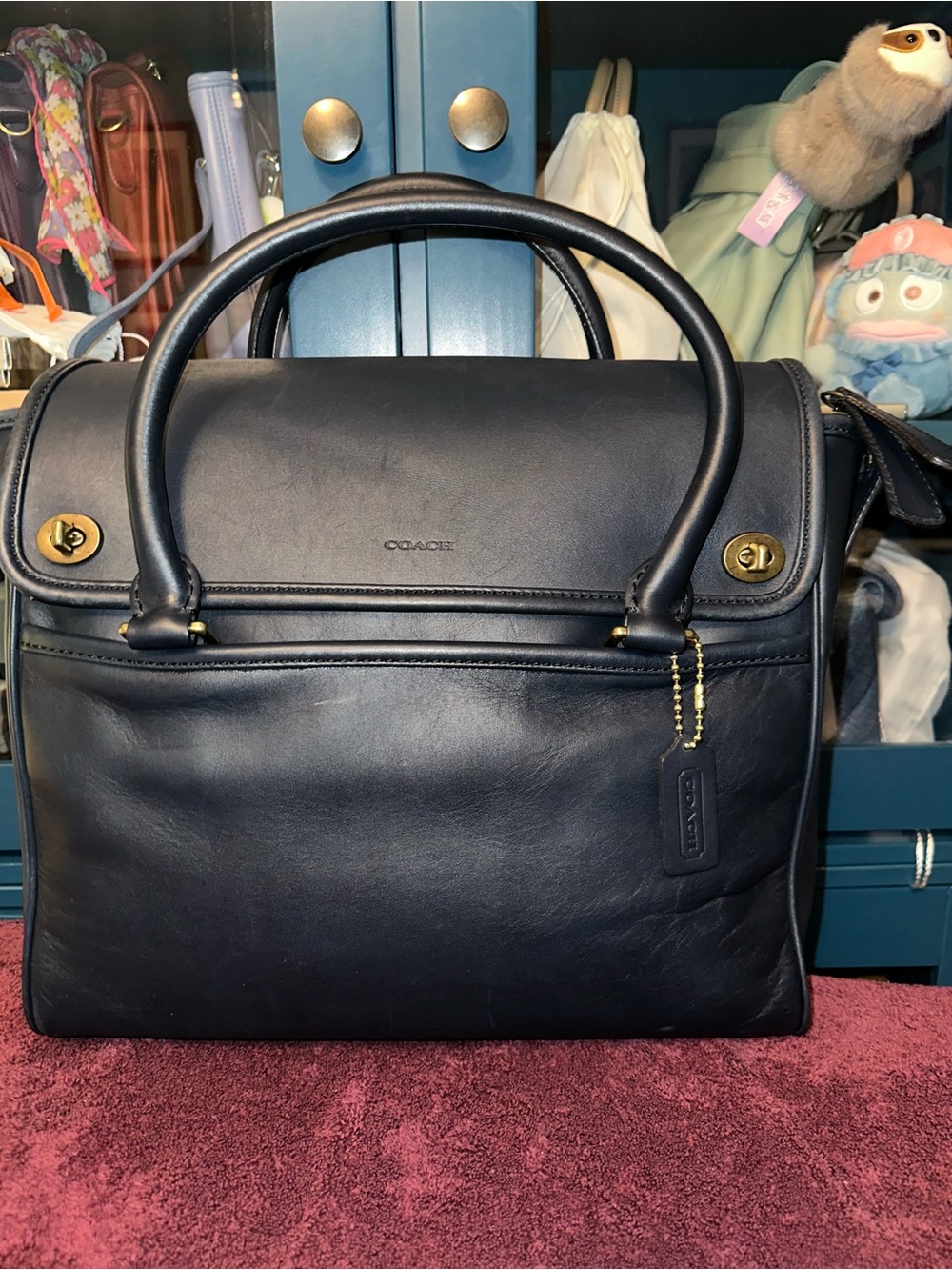 Coach 70744 rare Legacy Utility Flap Commuter Bag